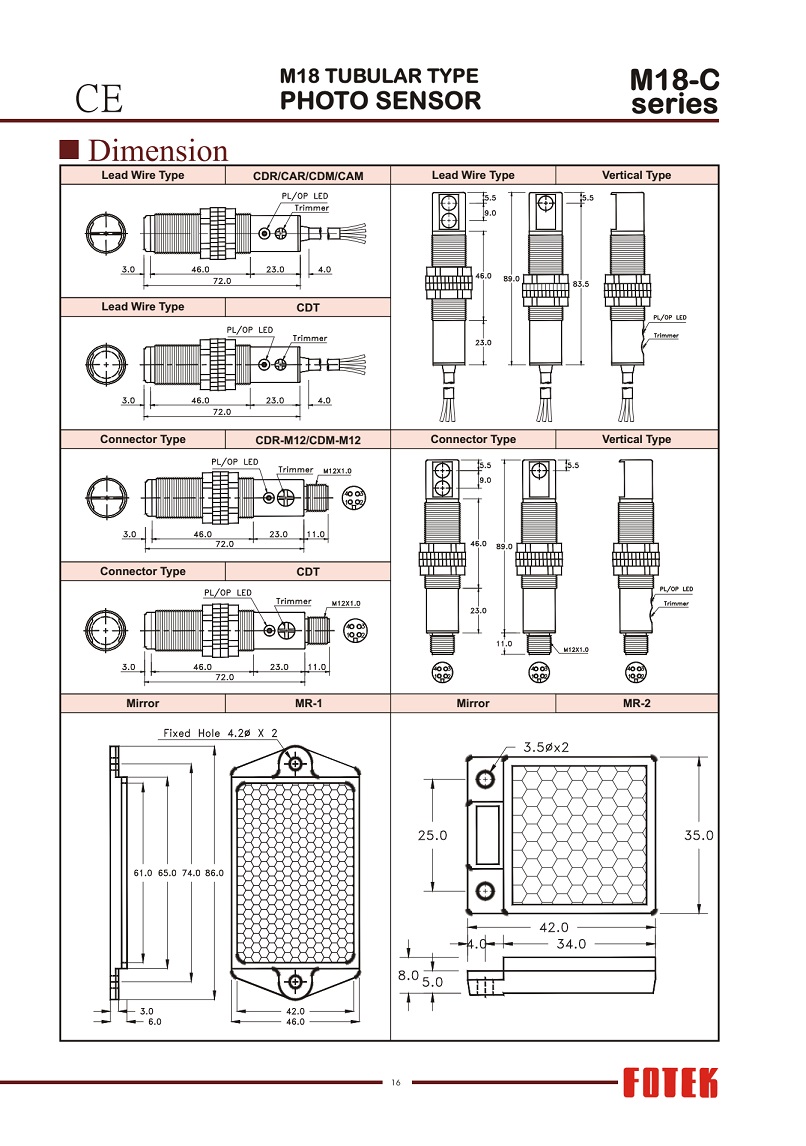 CDR系列光電開關