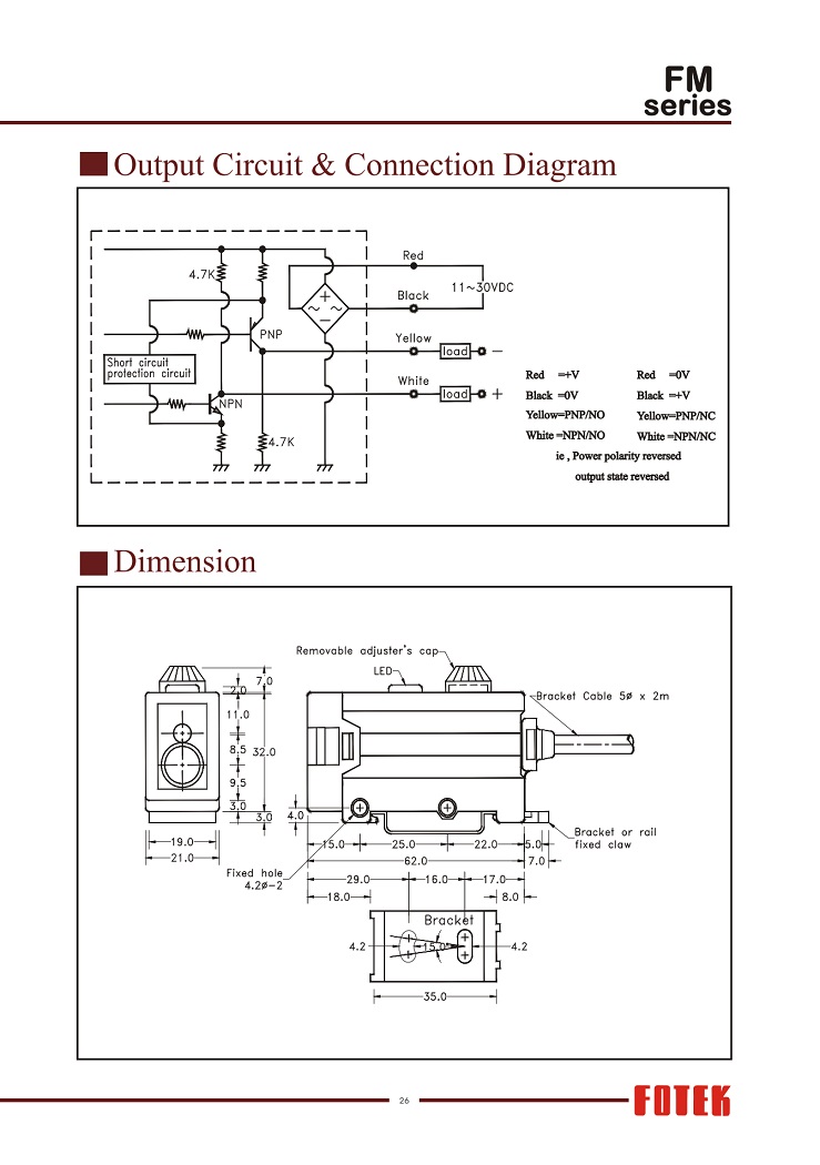 FM系列 光電開關