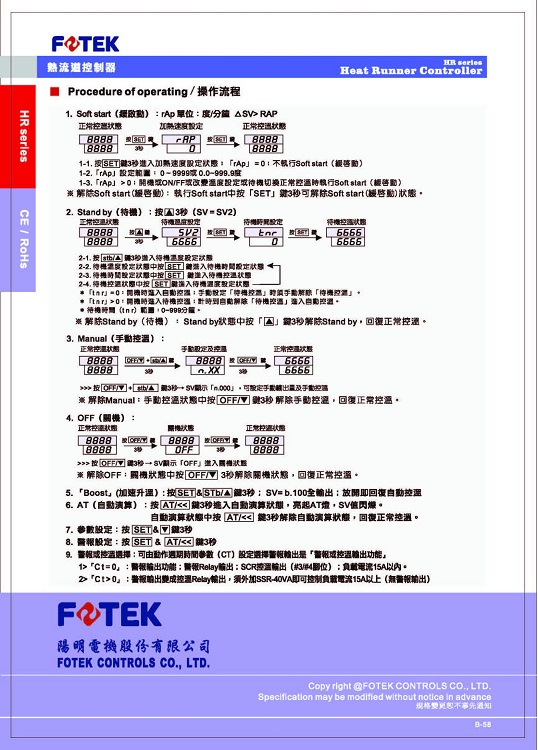 HR//TC系列 熱流道控制器